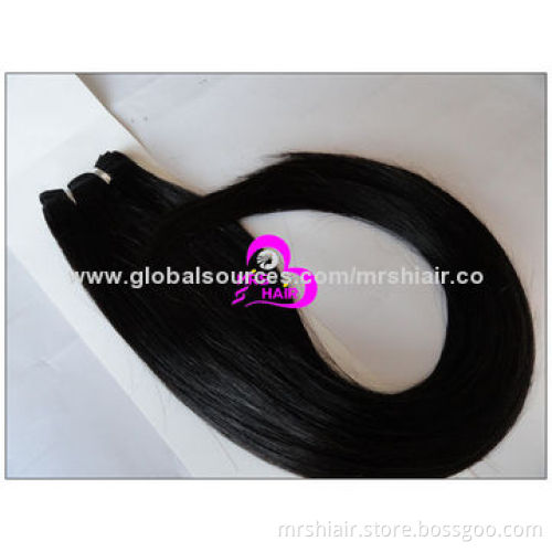 20" Brazilian Virgin Hair Weaves, Extensions, Silky Straight, Natural Color